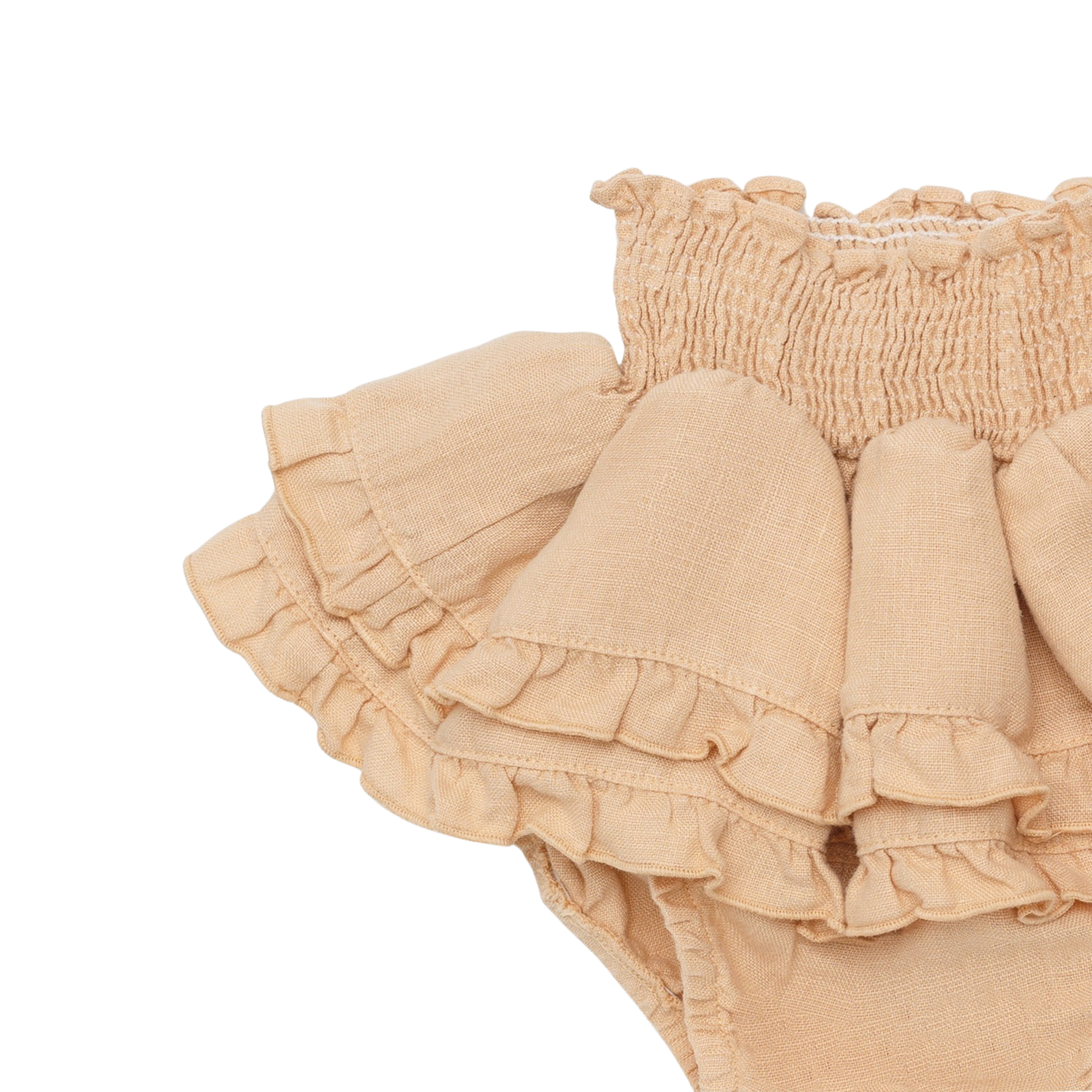 KIDS Donsje Vaibi Linen Bloomers - Rose Latte - Image 4 of 4