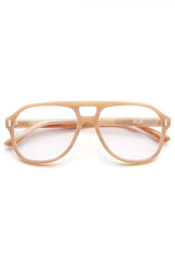 Caddis Root Cause Analysis Reading Glasses - Polished Bone