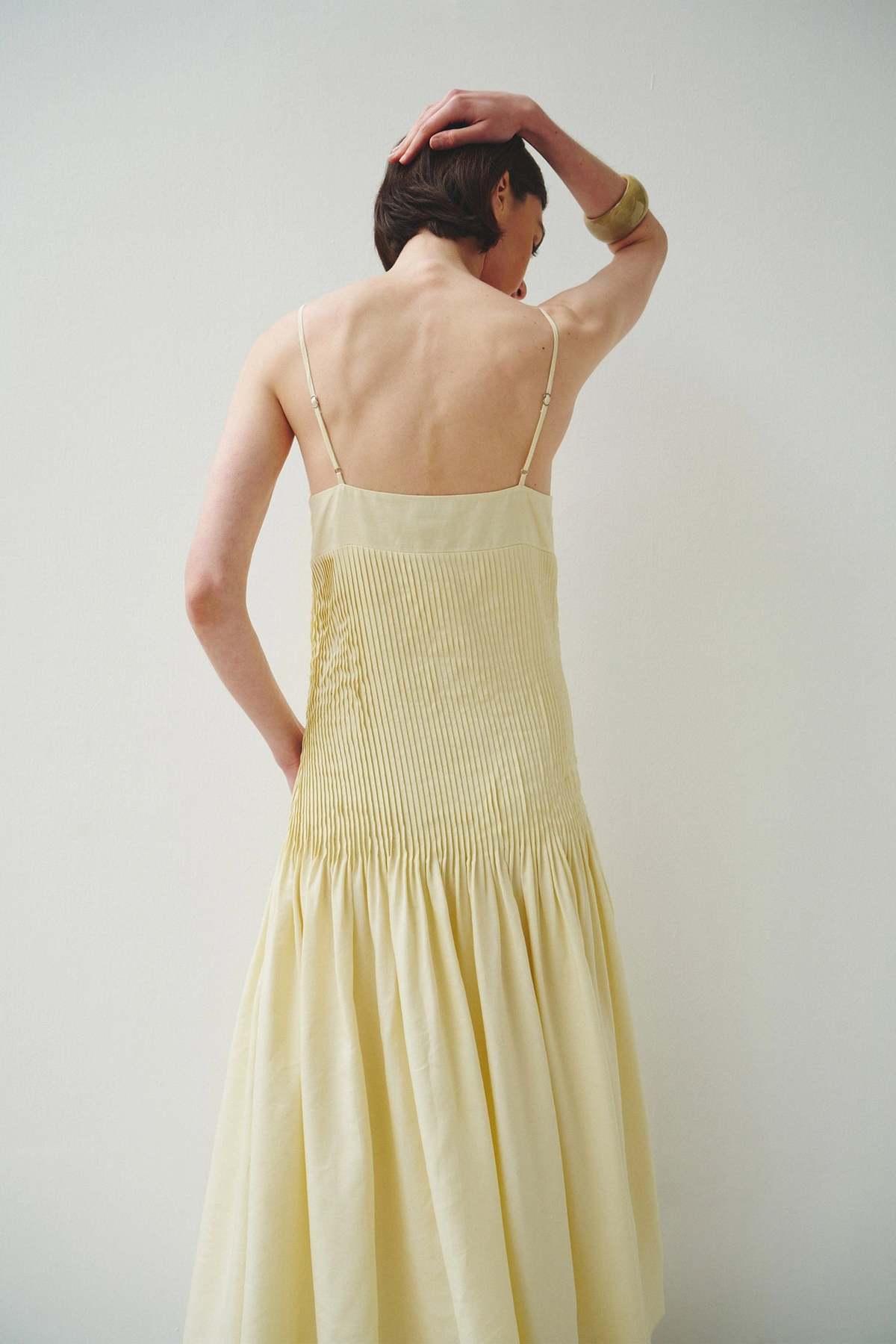 Sophie Rue Pintucked Midi Dress - Image 2 of 6