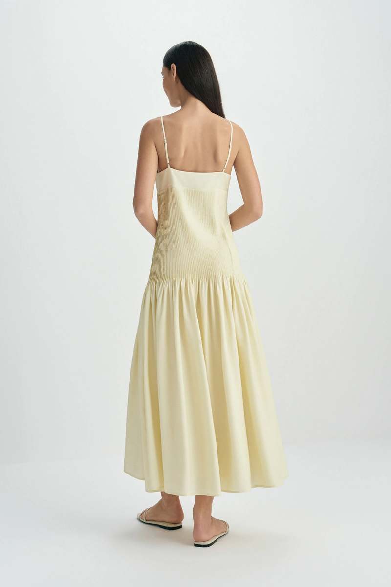 Sophie Rue Pintucked Midi Dress