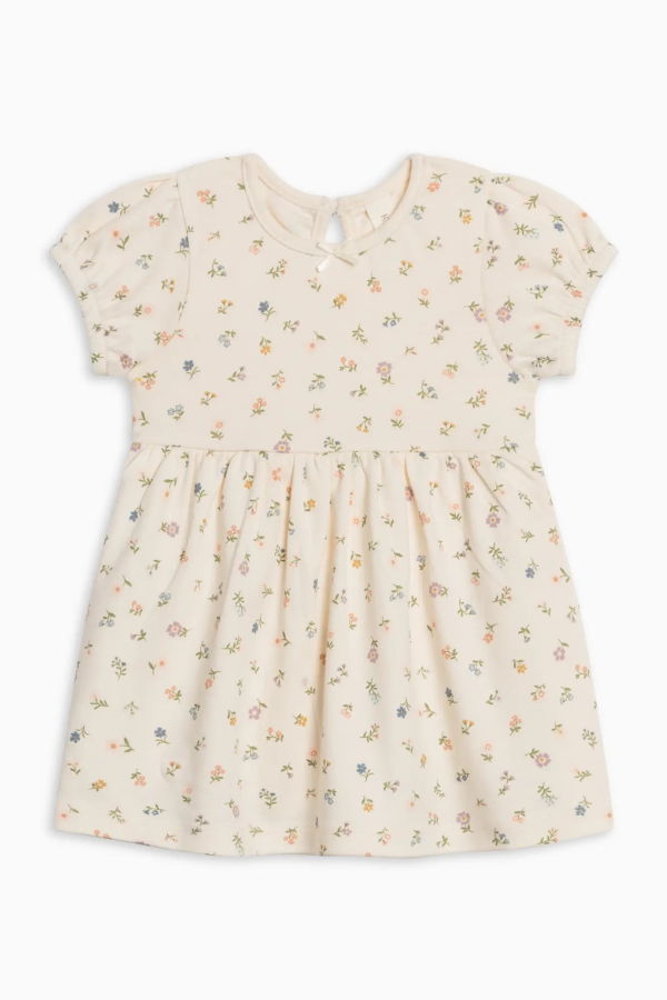 KIDS Colored Organics Rhoda Puff Sleeve Bodysuit Dress