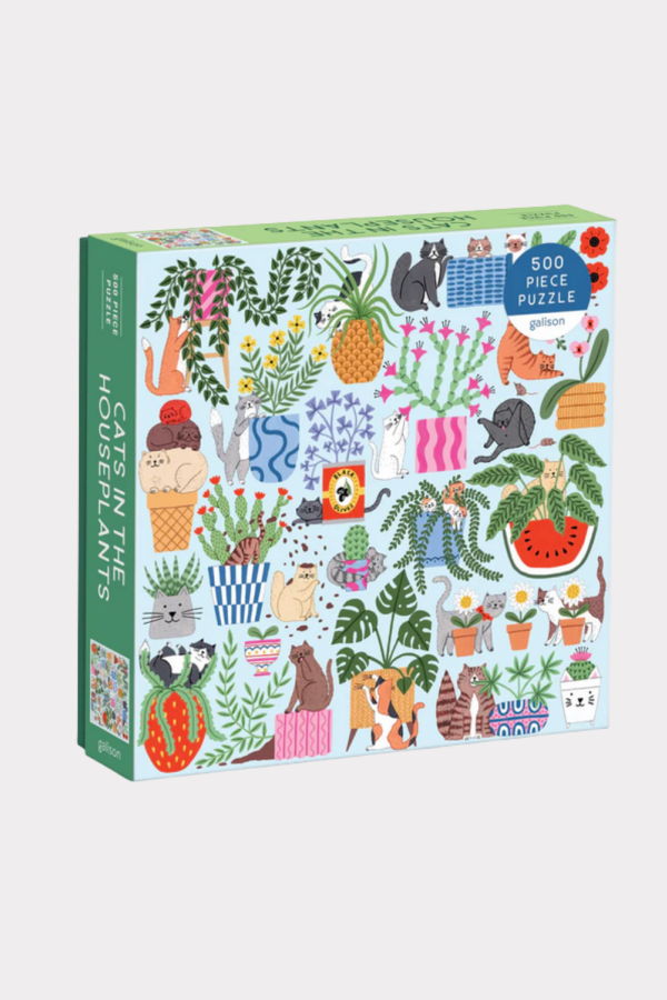 Raincoast Books Cats in the Houseplants 500 Piece Puzzle