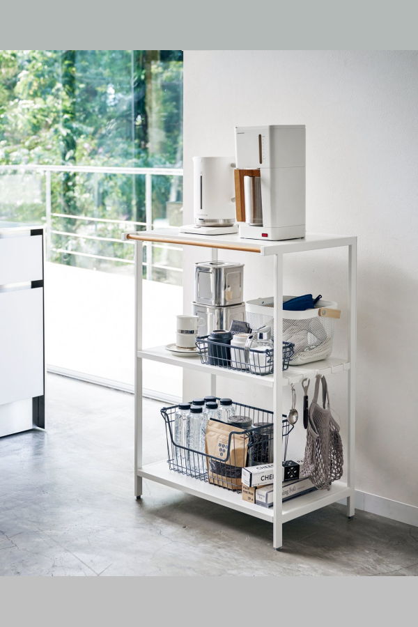 Yamazaki Home Storage Rack - 35" H Steel