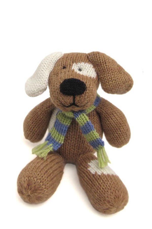Melange Retail Spotted Dog Plush Toy - Brown