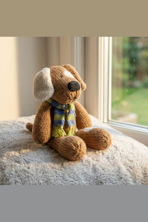 Melange Retail Spotted Dog Plush Toy - Brown
