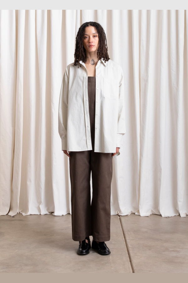 Ali Golden Button Down Oversized Shirt