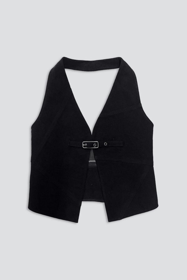 Assembly Denim Belted Vest