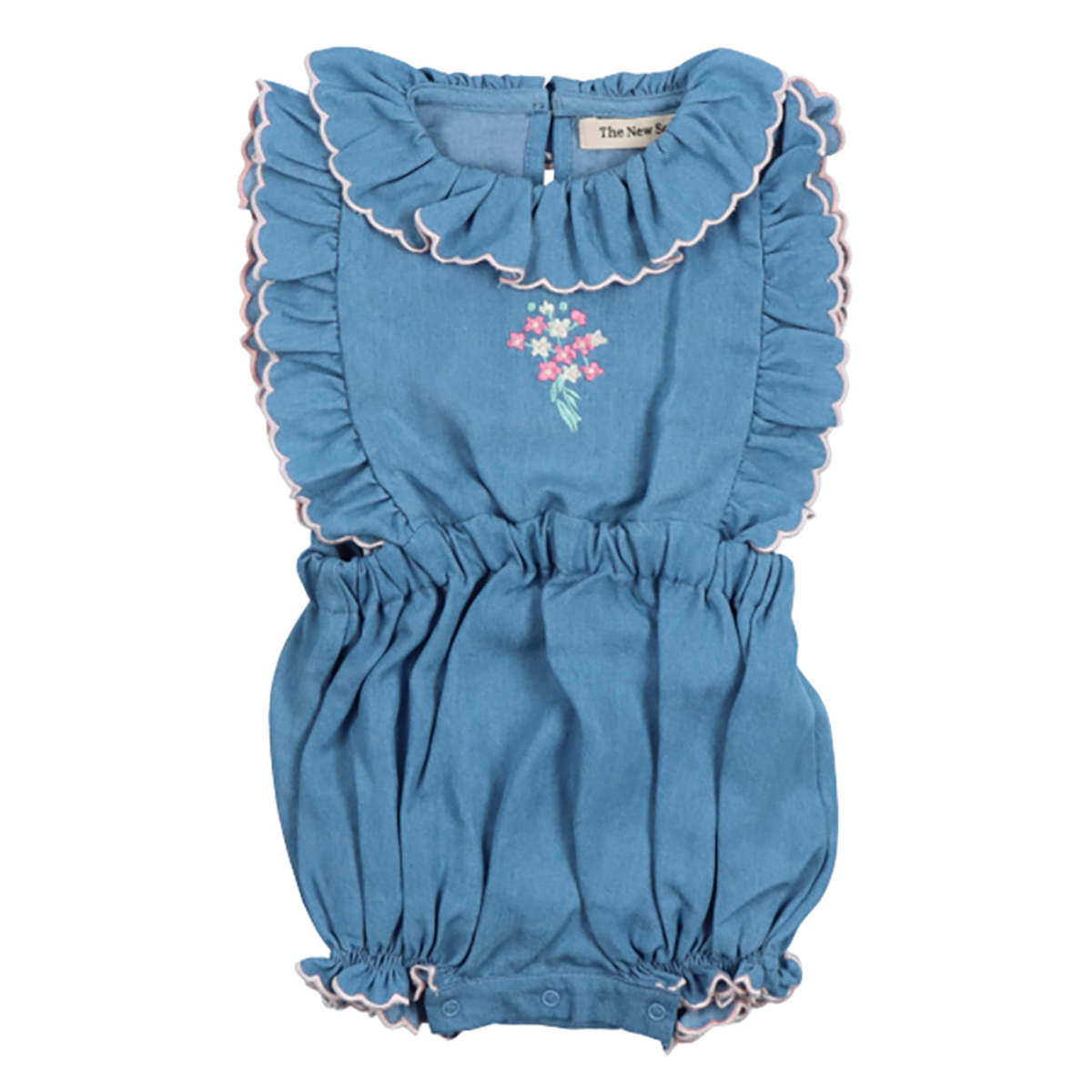 KIDS The New Society Baby Menta Romper - Blue - Image 1 of 2