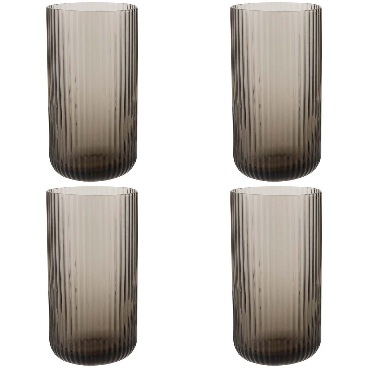 Danica Brands Set of 4 17oz Fluted Tumblers - Image 1 of 3