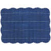 Danica Brands Set of 6 Fan Flower Block Print Kantha Placemat - Thumbnail 3