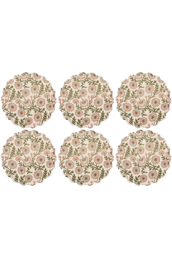 Danica Brands Set of 6 Double Weave Thicket Placemats