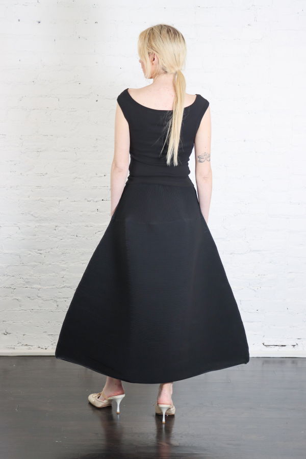 Melitta Baumeister Ripple Skirt - Black