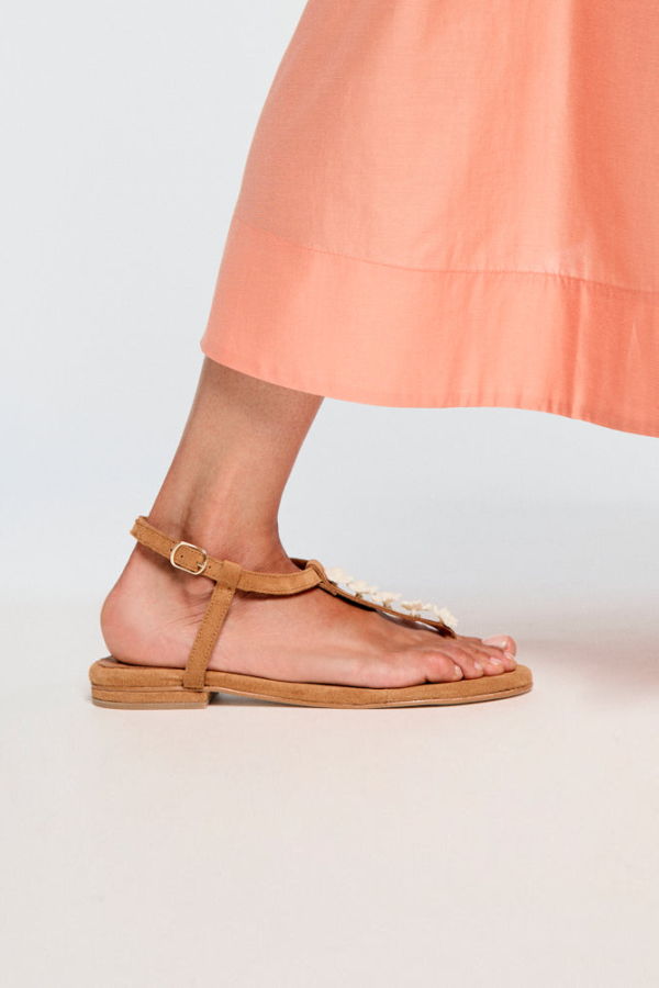 Naguisa Savina Flower Sandals
