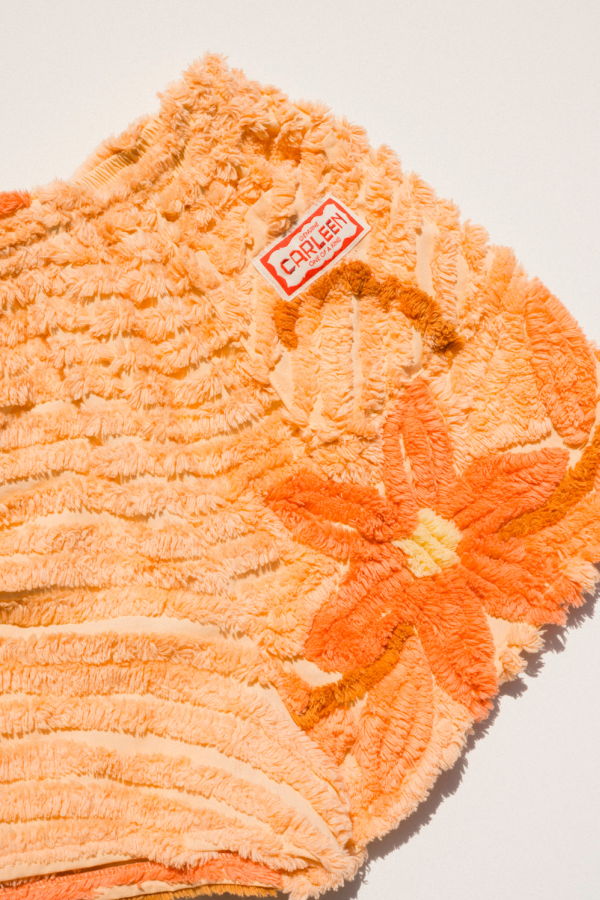 Carleen Chenille Field Shorts - Peach