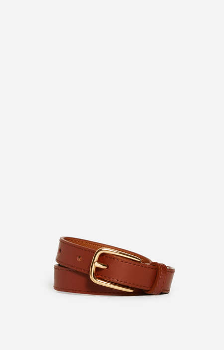 NEW FIGUE studded wrap belt in dahlia dark brown FIGUE Women main image 2