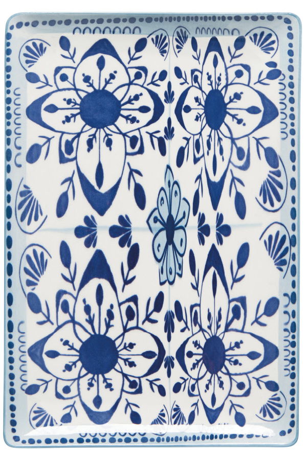 Danica Brands Set of 2 Porto Stamped Plate 10 Inch