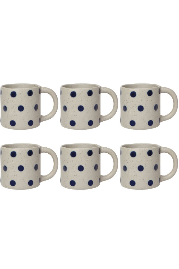 Danica Brands Set of 6 Audrey Element Mug