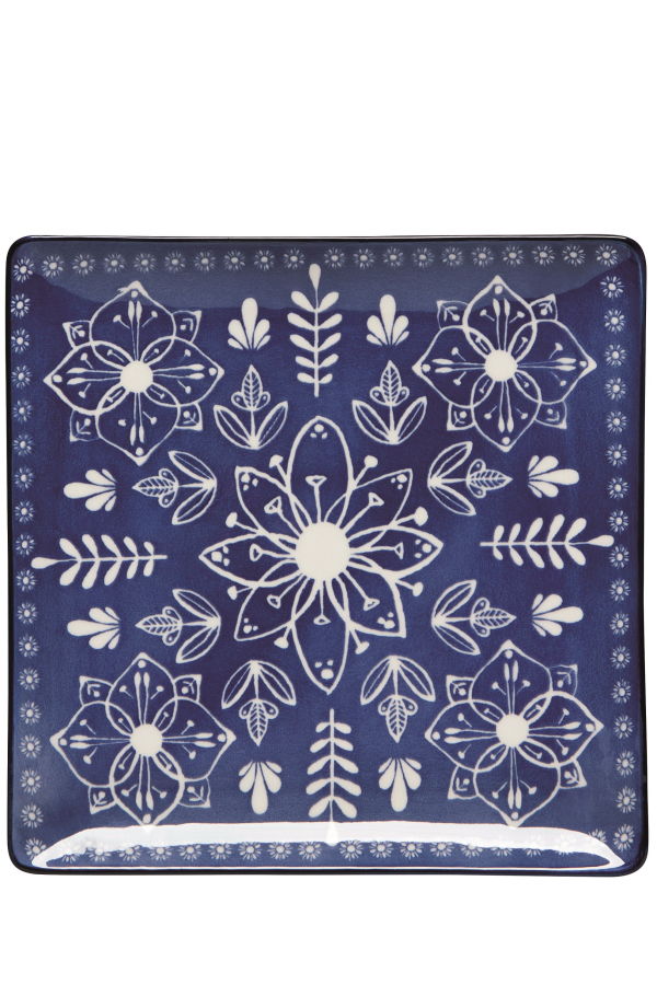 Danica Brands Set of 6 Porto Stamped Plate 8 Inch
