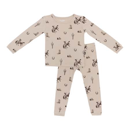 kids Bonjour Diary Sailor Blouse Pyjama Set sleepwear - Blue Check