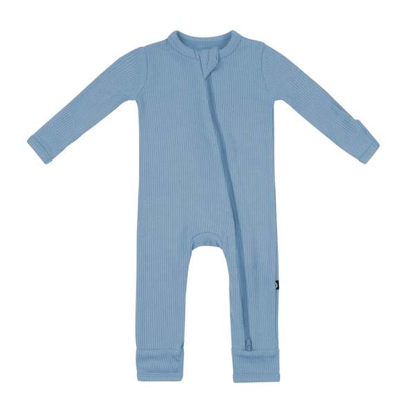 KIDS Kyte BABY Ribbed Ruffle Zipper Romper KIDS Kyte BABY Ribbed Ruffle Zipper Romper