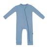 KIDS Kyte BABY Ribbed Ruffle Zipper Romper - Thumbnail 1