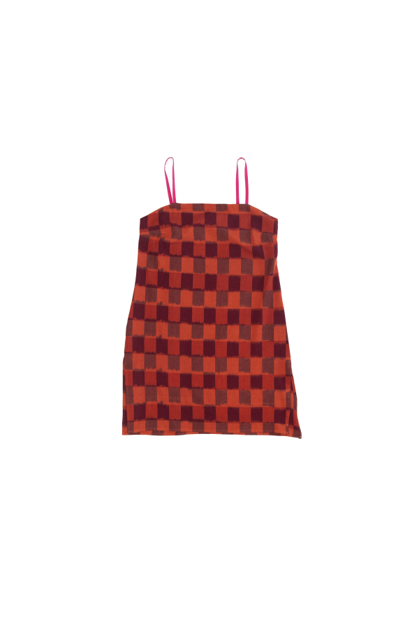 LWN Neri Slip Ikat Check Coverup