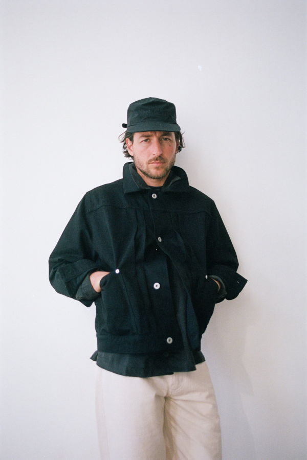 Saturday Project Pleated Denim Jacket