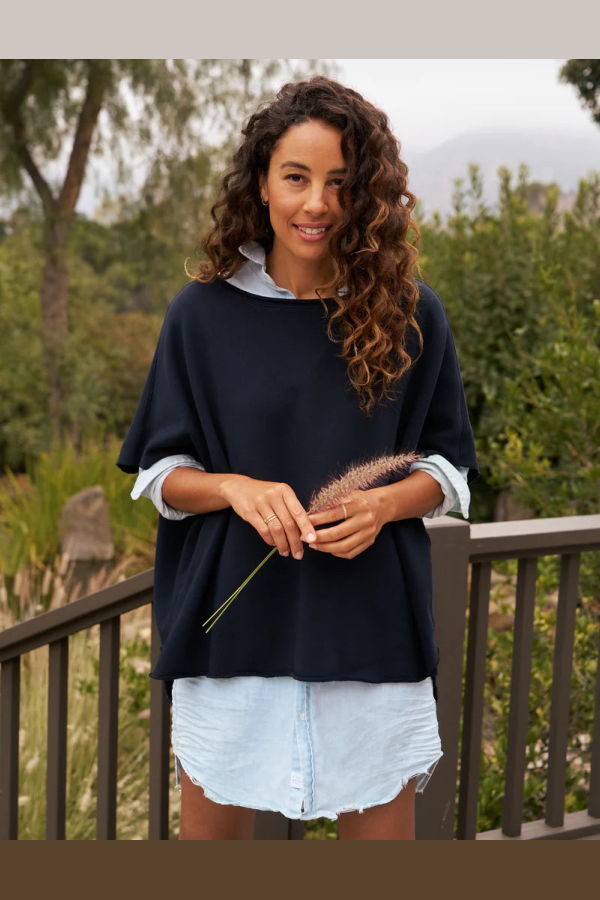 Frank & Eileen Original Capelet Top - British Royal Navy