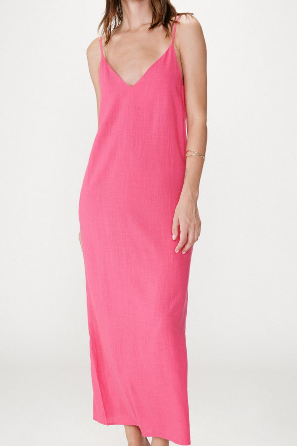 Grace & Mila Wendra Dress - Fuchsia