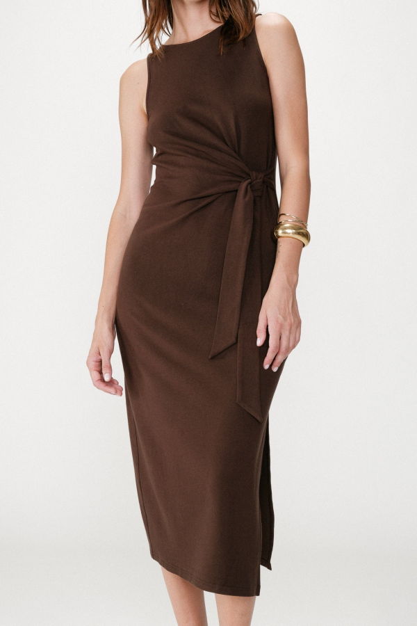 Grace & Mila Wyla Dress - Chocolate