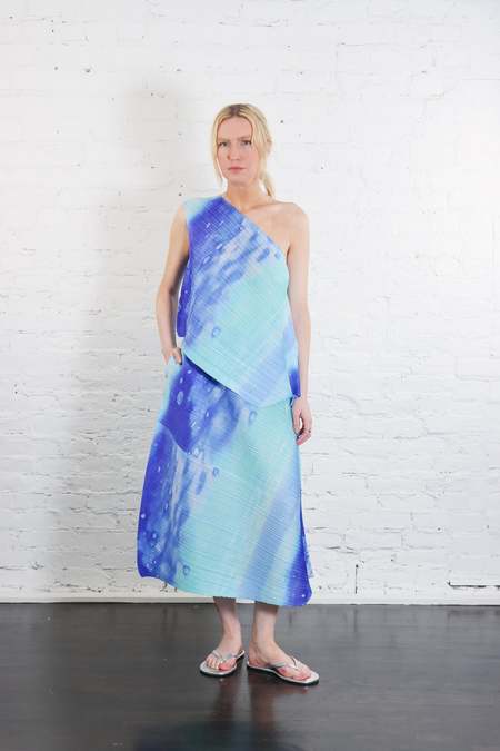 Pleats Please by Issey Miyake Sea Bubble Top | Garmentory