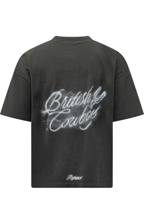 Represent T-Shirt - Stained Black