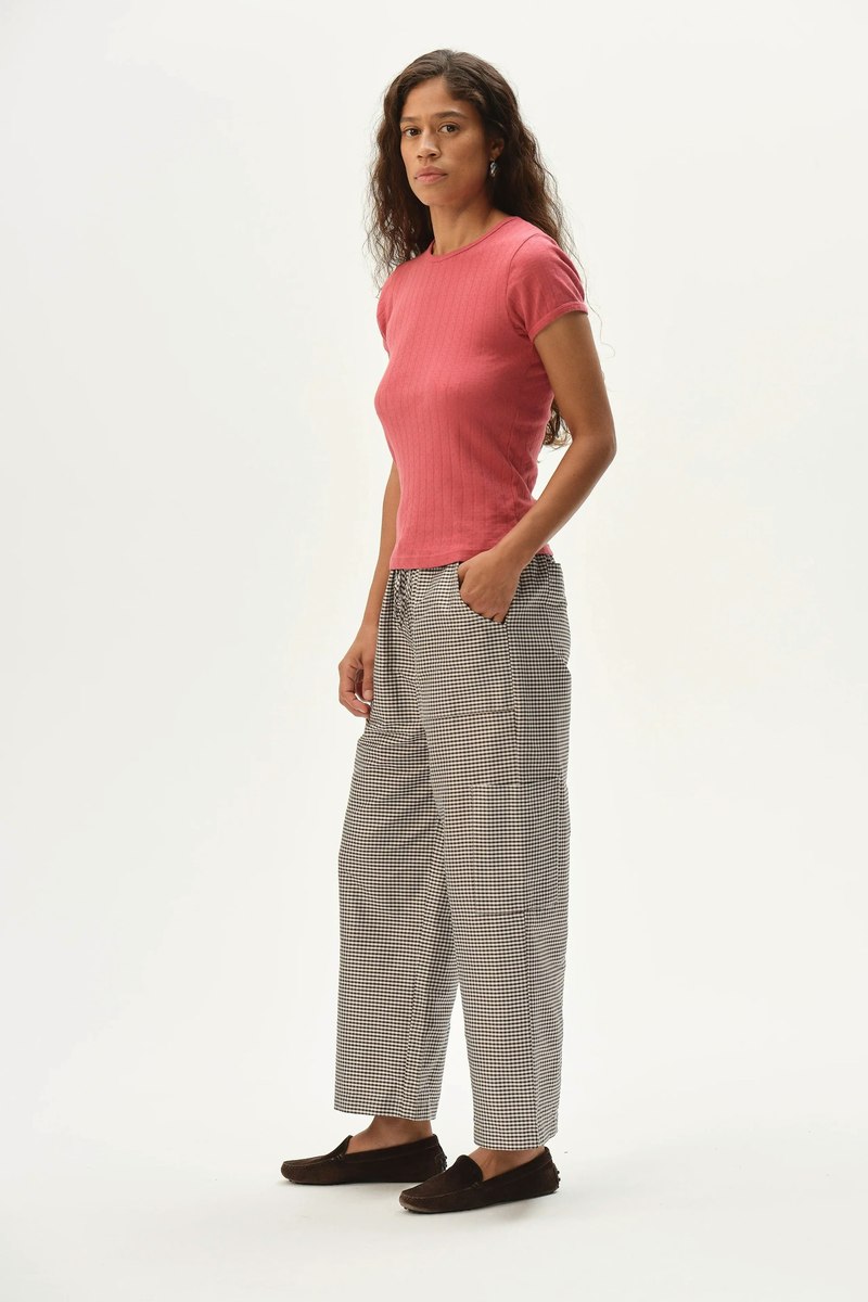 Donni. The Taffeta Drawstring Cargo Pant