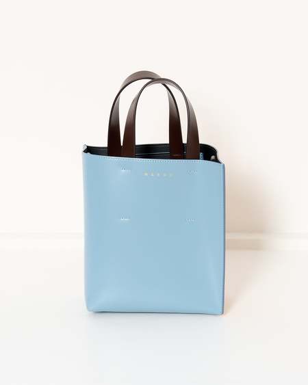 Marni Museo Soft Large Tote in Navy and Blue / Black | Garmentory