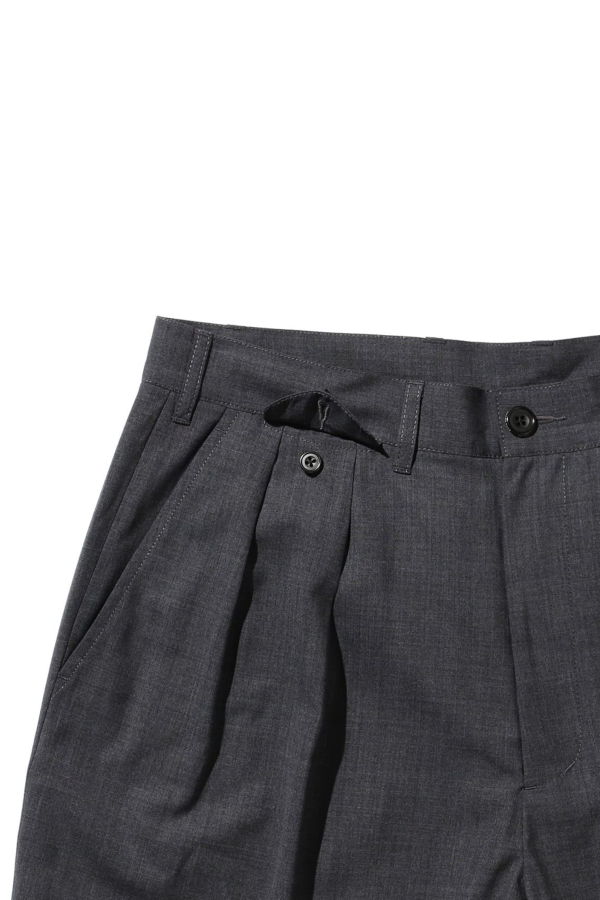 Beams Plus 2 Pleats Shorts Wool Tropical