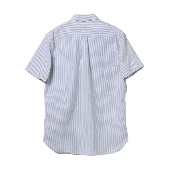 Beams Plus Button-Down Candy Stripe Short Sleeve Shirt