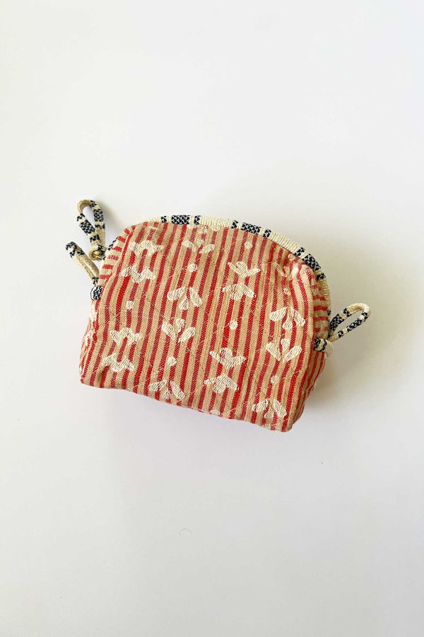 Ace & Jig Quilted Small Pouch - Airmail