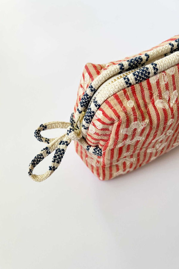 Ace & Jig Quilted Small Pouch - Airmail