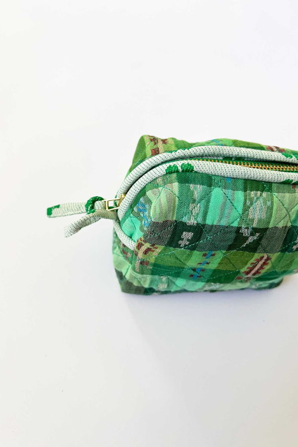 Ace & Jig Quilted Small Pouch - Garden