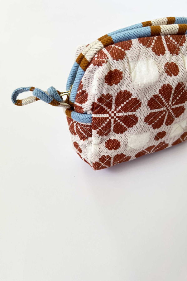 Ace & Jig Quilted Small Pouch - Wildflower