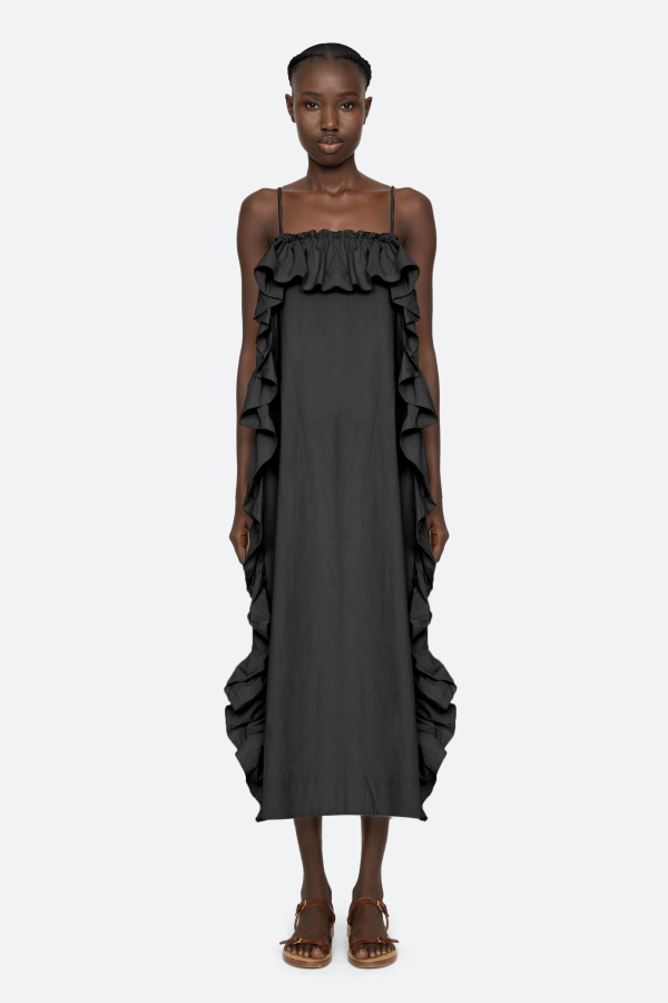 Sea NY Lisette Ruffle Maxi Dress