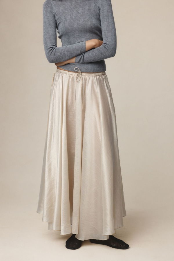 MARLE Satin Bayley Maxi Skirt