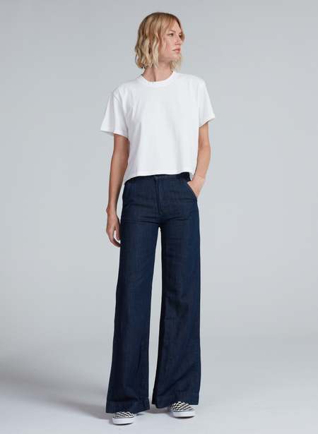 AALTO WIDE DENIM TROUSER FRONT PLEATS Aalto Jeans - Dart Oslo eBay