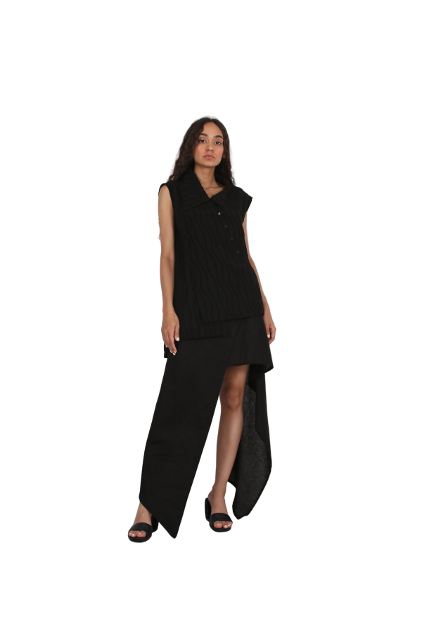 Solouk Eclipsed Layered Skirt