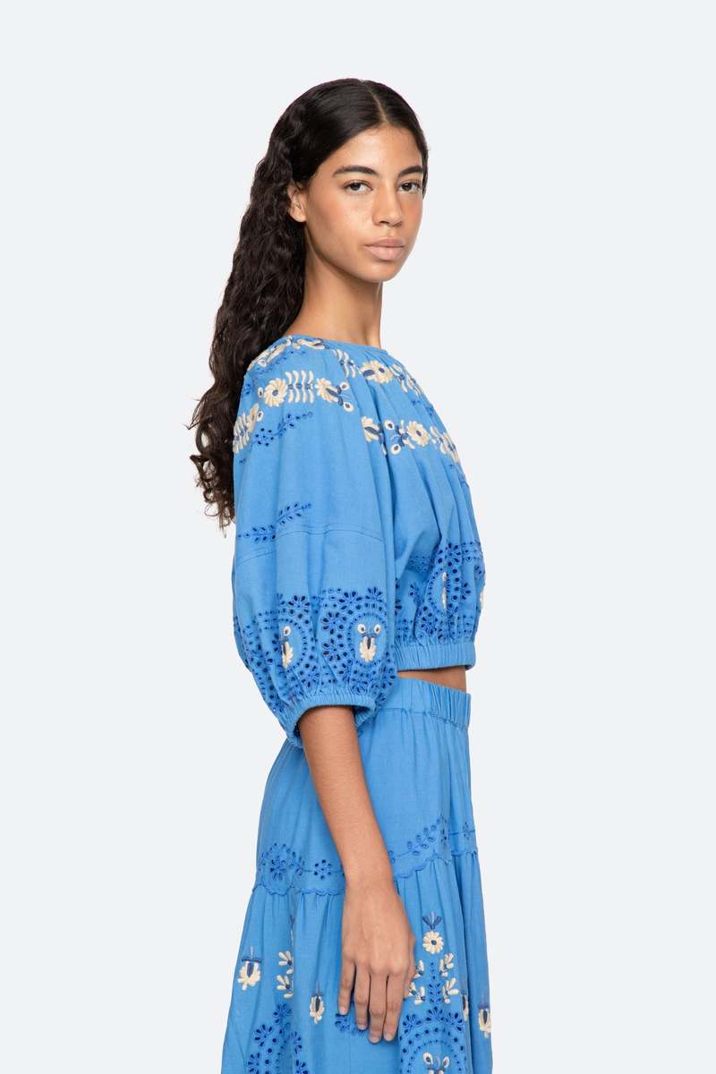 Sea NY Catharina Bubble Top - Blue