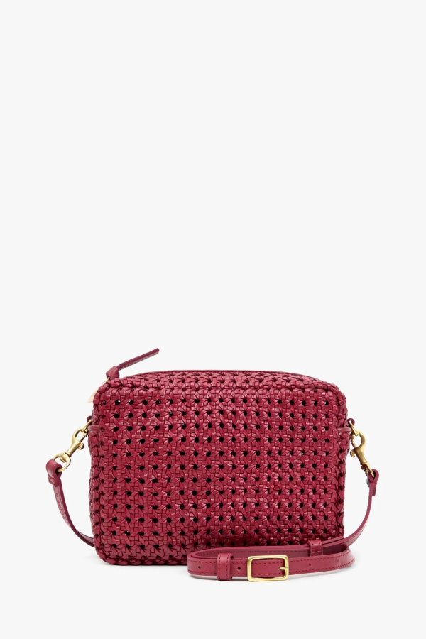 Clare V. Midi Sac Rattan Crossbody Bag
