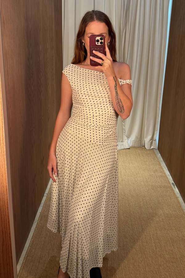 ASTR The Label Polka Dot Ciarra Dress