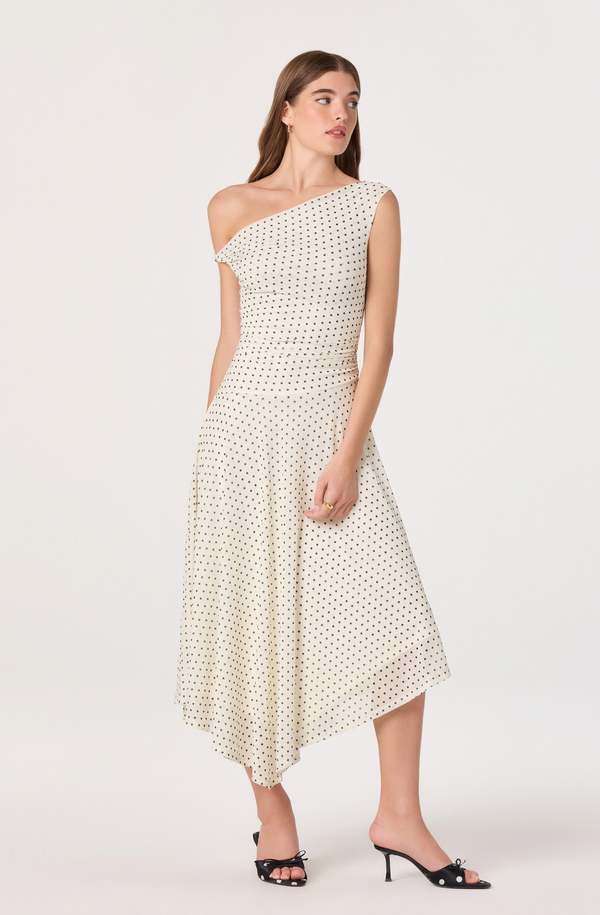 ASTR The Label Polka Dot Ciarra Dress