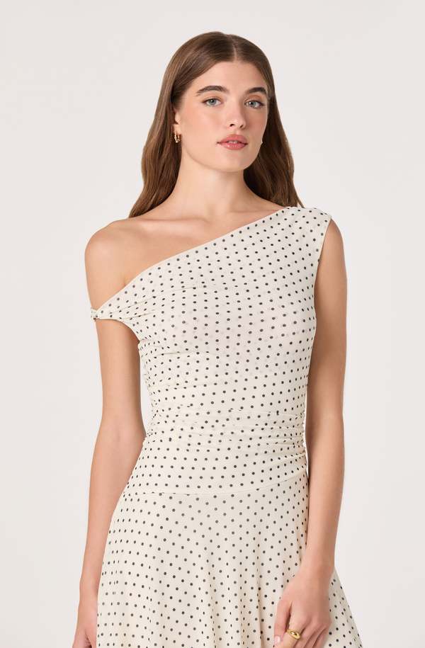ASTR The Label Polka Dot Ciarra Dress