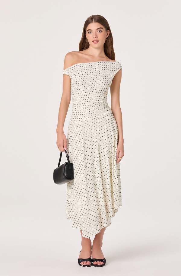ASTR The Label Polka Dot Ciarra Dress